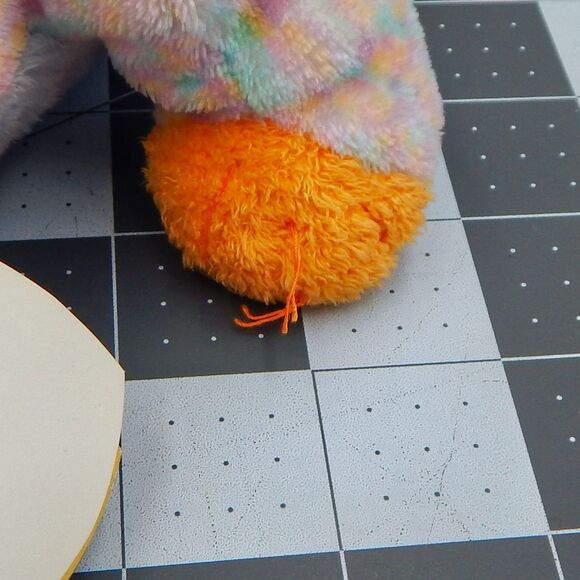 TY Pluffies Clomps Dinosaur Tylux Pastel Spots 10 Inch Plush Stuffed Animal - Picture 11 of 13